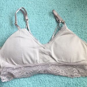 Med stretchy light brown bra with padding comfy